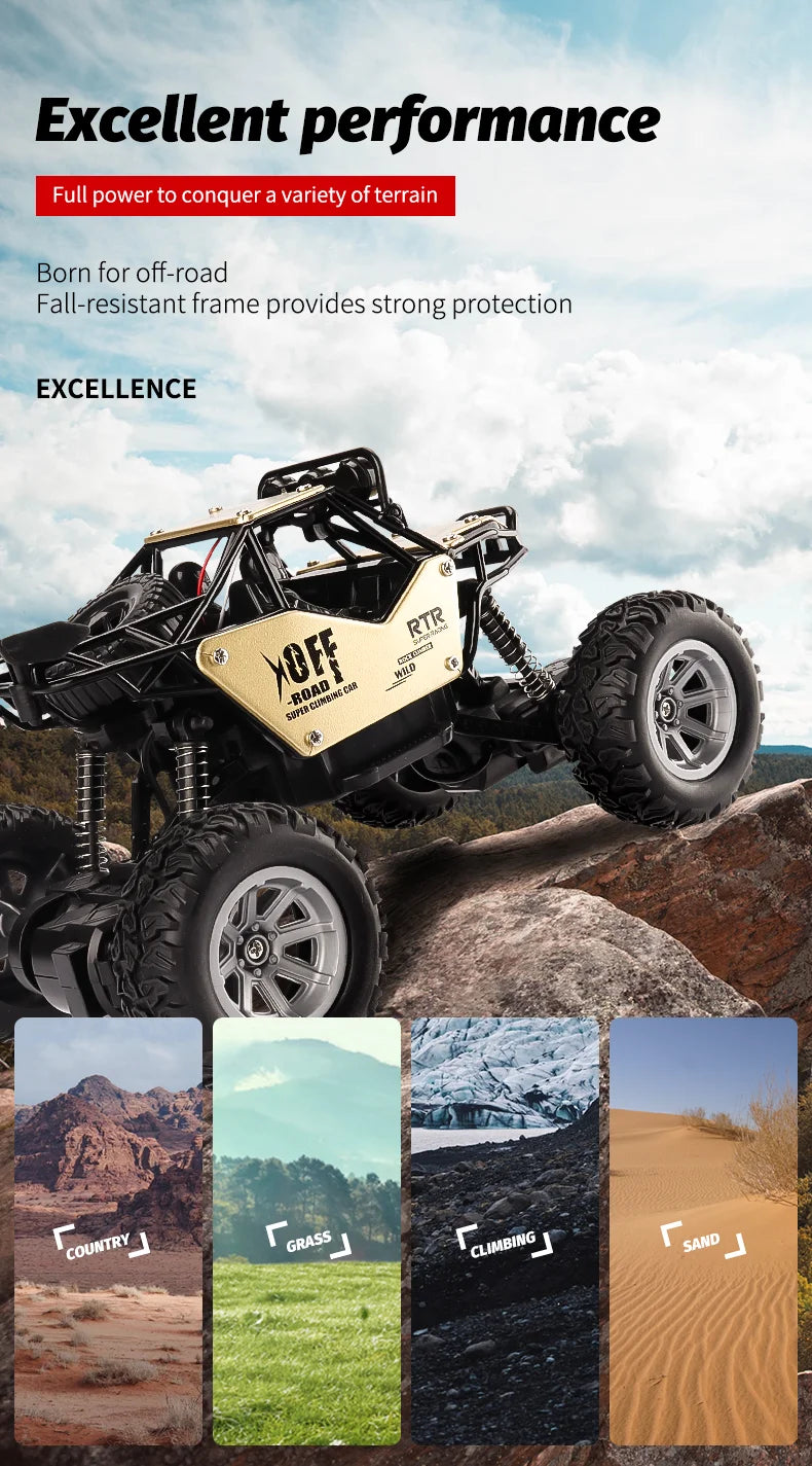 ZWN 1:20 2WD RC Car, Excellent performance Full power to conquer a variety of terrain Born for off-road Fall-resistant