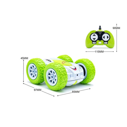 आरसी कार कूल बॉय मिनी स्टंट कार - वायरलेस रिमोट कंट्रोल डबल-साइडेड 360 डिग्री रोटेशन 2.4 ग्राम फ्लिप मॉडल बच्चों के खिलौने