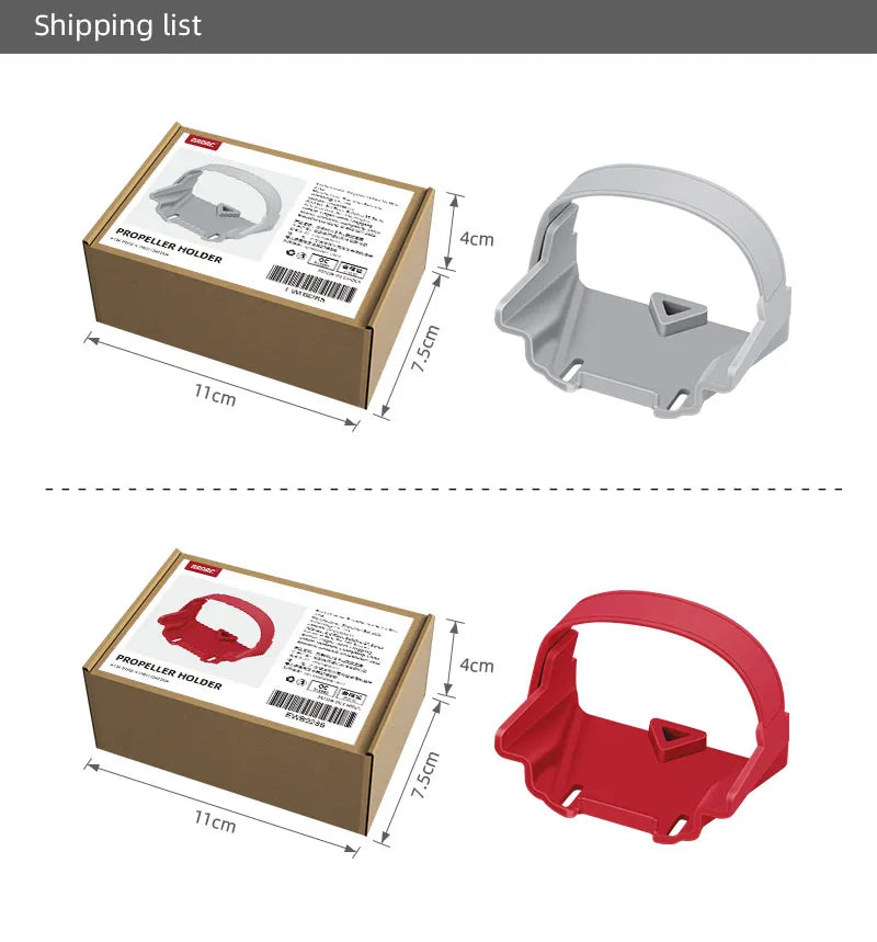 Propeller Holder for DJI Mini 3 PRO - Propellers Stabilizer Protector Belt Drone Props Fixed Mount Guard Drone Accessories 22 Propeller Holder for DJI Mini 3 PRO, Shipping list 3cm 4cm PROPELLER MOLDER 5 Ticm