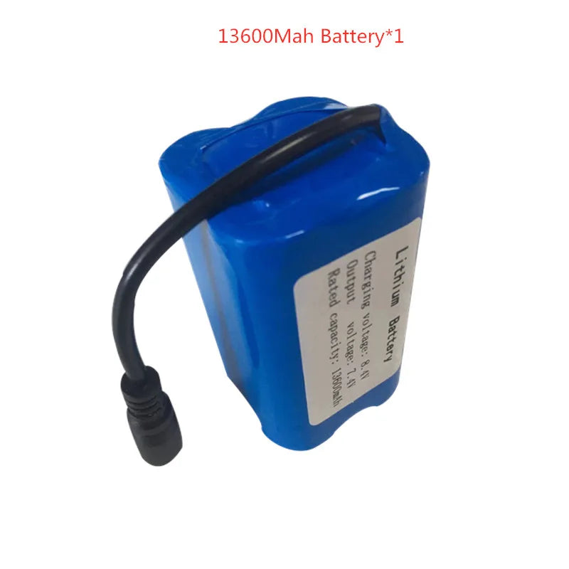 7.4V 13600Mah 6800Mah Battery, battery for t188 h18 C18 Bait Boat Battery Style7 :
