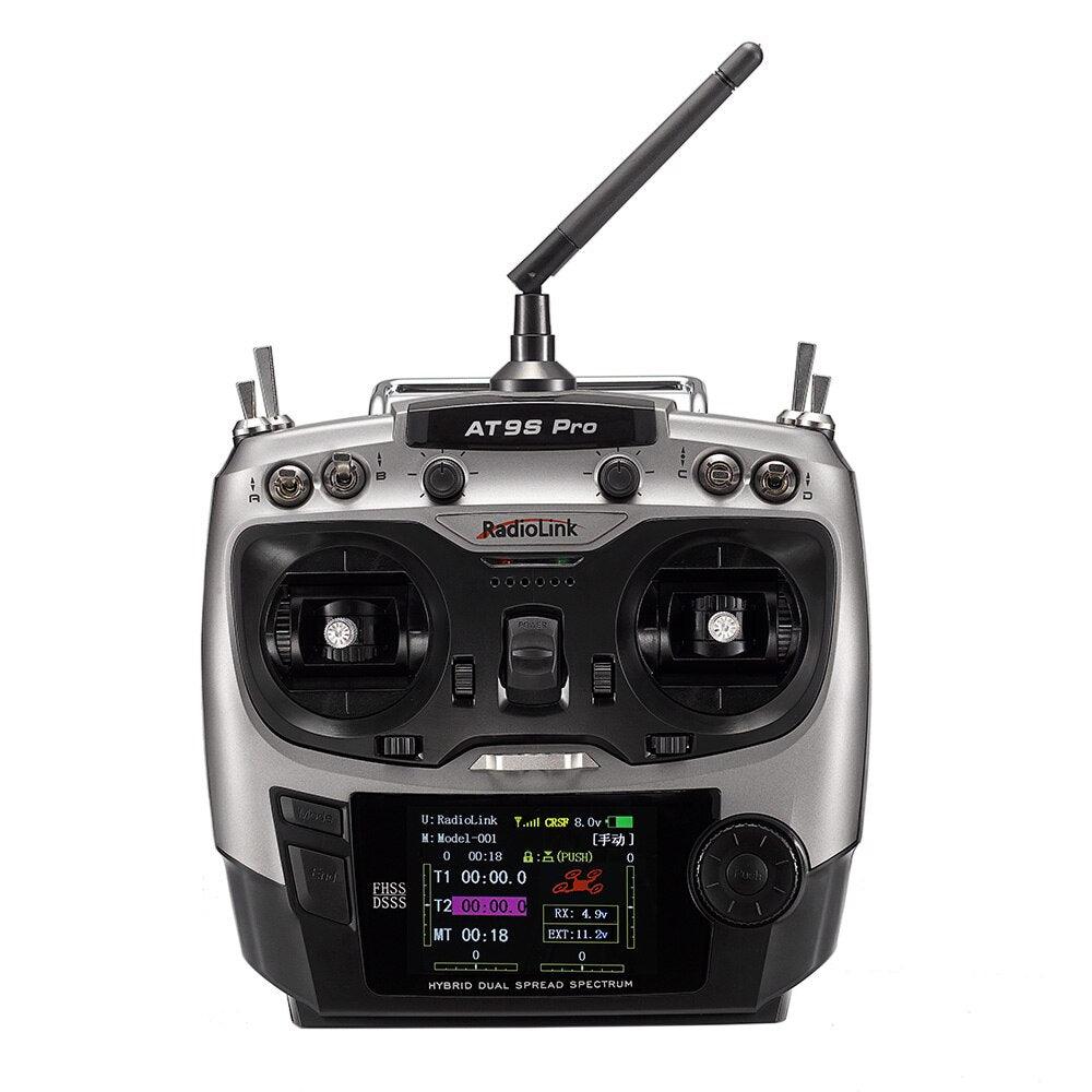 RadioLink AT9S PRO - 2.4G 12CH DSSS FHSS トランスミッター R9DS レシーバー付き 3S 2200 –  RCDrone