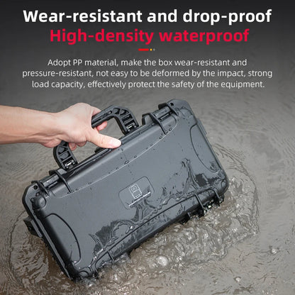 Durable, waterproof PP case with high load capacity, resistant to wear and drops, ideal for equipment protection.