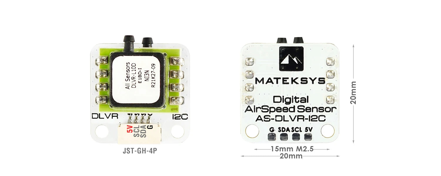 MATEK AS-DLVR-I2C, Iweh MATEKSYS 3 Digltal I AlrSpeed Sensor DLVR