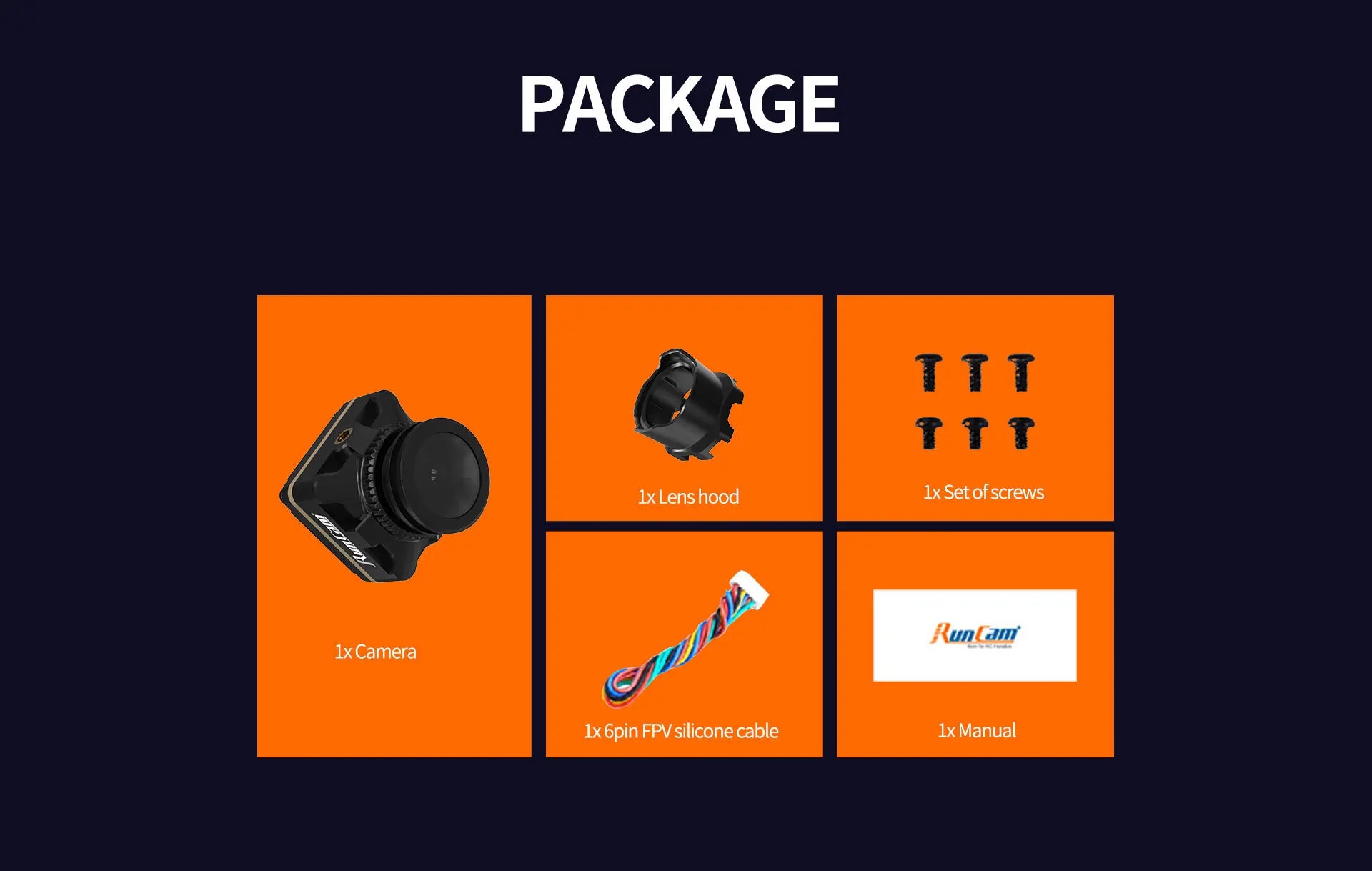 RunCam Phoenix 2 SE V2 (Special Edition ) Analog Camera - 1000TVL 1/2" CMOS Sensor FOV 160° FPV Camera 10 IxLenshood lx Setof screws um JM" IxC