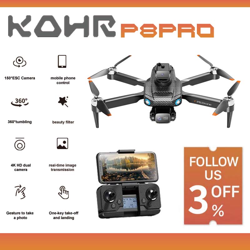 P8 Pro GPS Drone, ROHRPEPRO 150*ESC Camera mobile phone control 3602 I