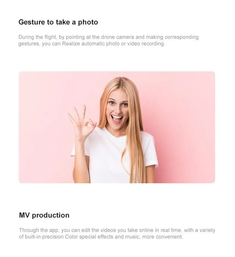 LU10 Drone - 4K Camera Brushless Auadcopter Optical Flow WIFI Remote Control Profesional Foldable Quadcopter Toy Gift 41 LU10 Drone, mv production through the app, you can realize automatic photo or