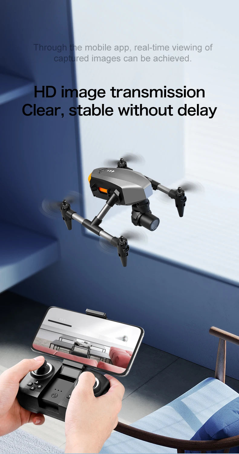 XD1 Mini Drone, real-time viewing of captured images can be achieved through the mobile app . HD image transmission