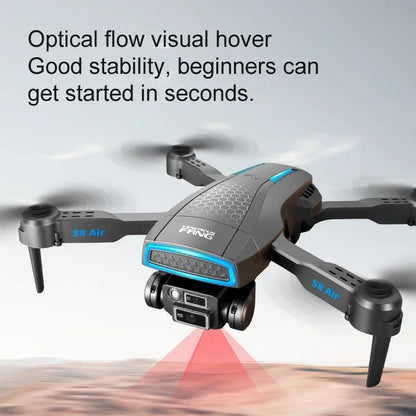 S8 Drone - HD 8K Camera RC Quadcopter Helicopter WIFI FPV Distance Avoid Obstacles Optical Flow Drone Christmas Gifts