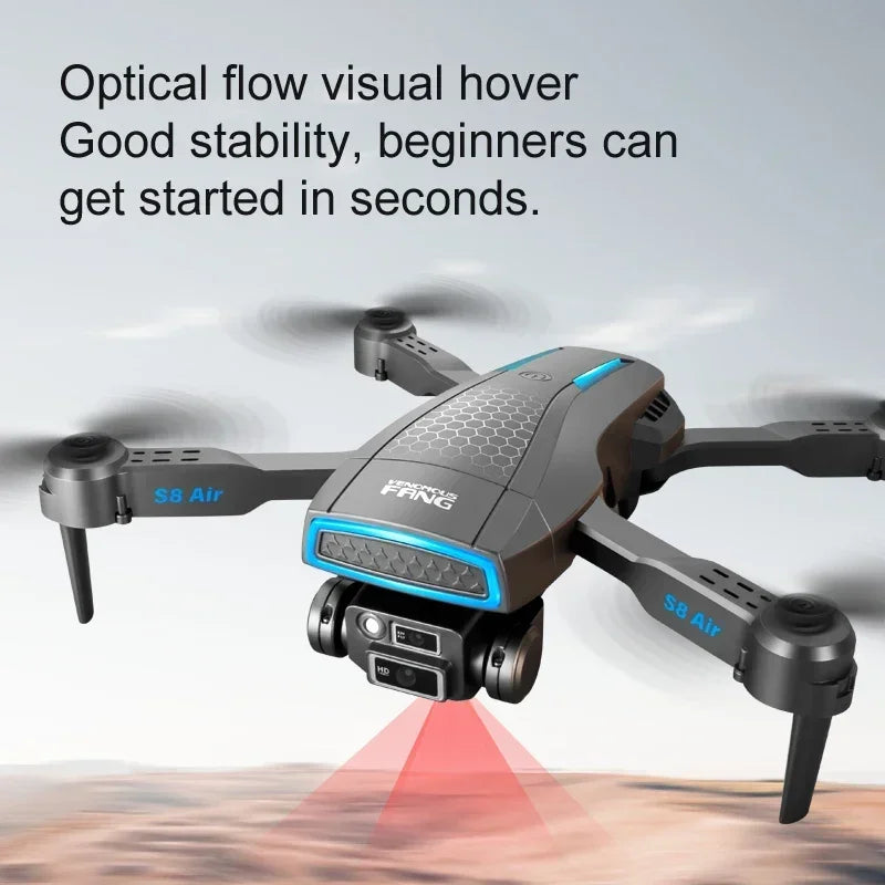 S8 Air  Drone, Optical flow visual hover Good stability, beginners can started in seconds