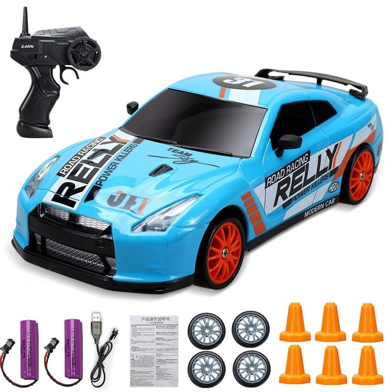 2.4G Drift Rc Car - 4WD RC Drift Car Toy Remote Control GTR Model AE86 Vehicle Car RC Racing Car Toy for Children Christmas Gifts