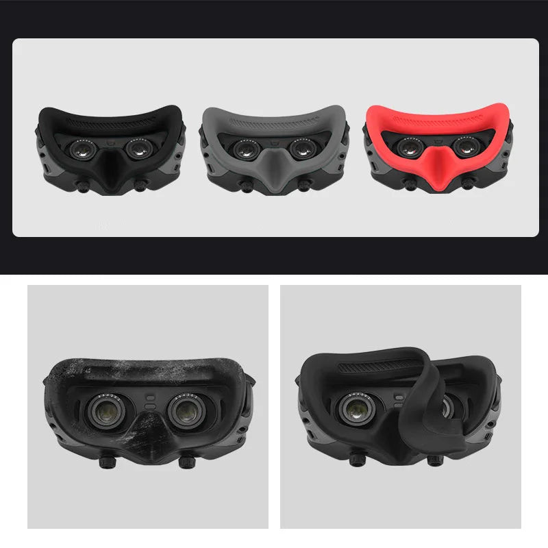 For Avata Goggles 2 Eye Mask Silicone Protective Cover - Headband Strap for DJI Avata G2 VR Glasses Accessories