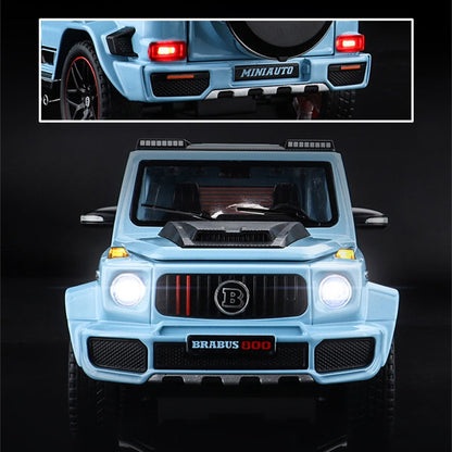 1:24 Mercedes Benz BRABUS G800 High Simulation Diecast Metal Alloy Model car - Sound Light Pull Back Collection Kids Toy Gift