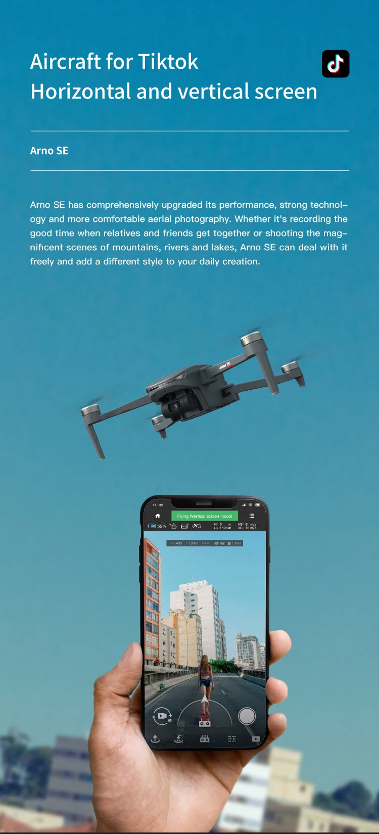C-FLY Arno SE MAX Drone, Arno SE has comprehensively upgraded its performance, strong technol - og