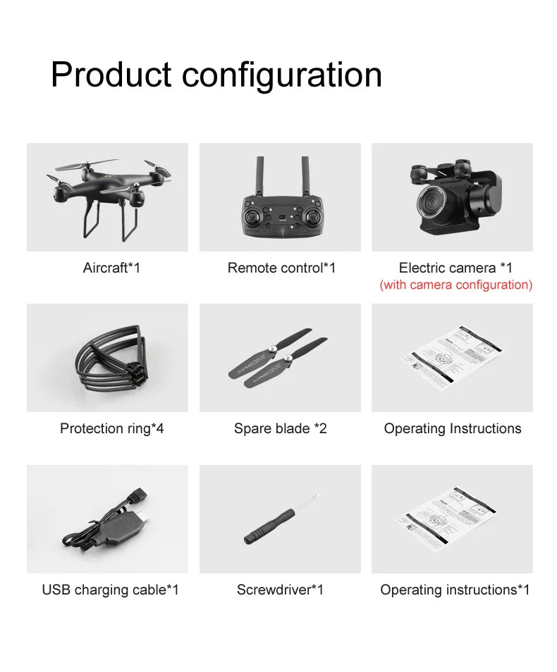 S32T Pro Drone - 8K RCWiFi Camera 4K HD Foldable Professiona RC Quadcopter Helicopter High Hold Mode FPV Long Fly Helicopter 33 S32T Pro Drone, aircraft*1 remote control*1 electric camera*1 (with camera