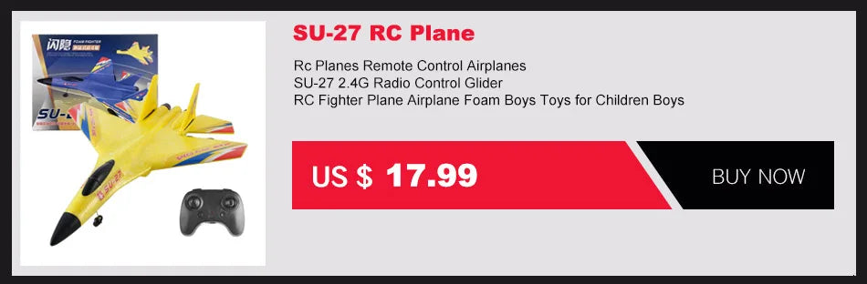 Rc Plane SU 57 - Radio Controlled Airplane, Rc Plane SU 57, SU-27 2.4G Radio Control Glider RC Fighter Plane Airplan