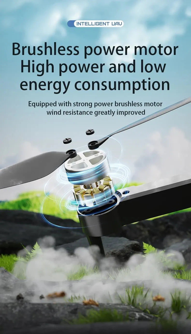 TESLA Drone, INTELLIGENT VAU Brushless power motor High power and low energy consumption Equipped