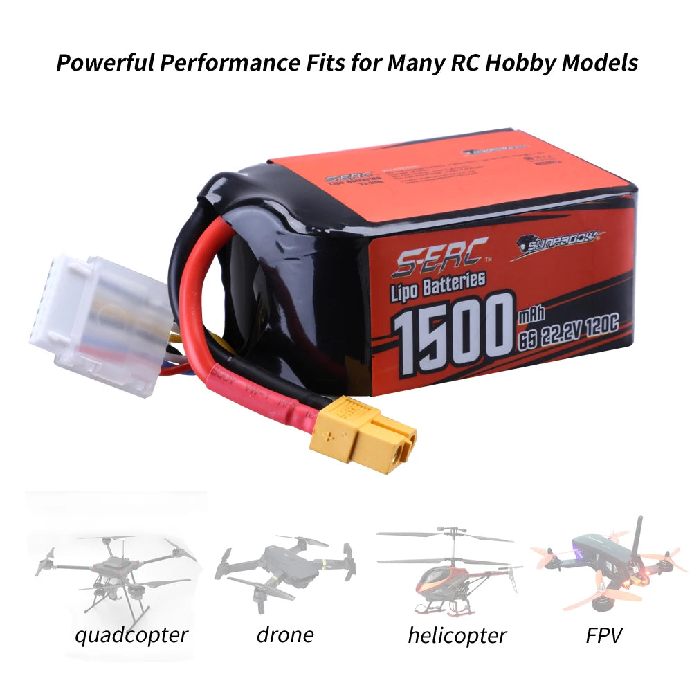 SeRC Batteries 1500 MAb 09222V10 FPV Many 5une 03I