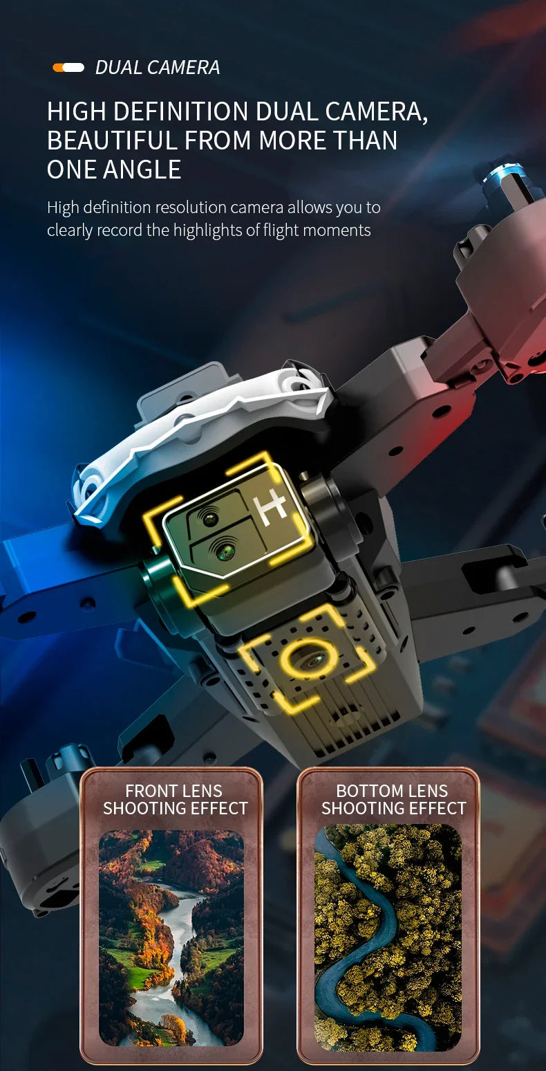 109L Drone - 8K 5G GPS Profesional HD Aerial Photography Dual-Camera Omnidirectional Obstacle Avoidance Quadrotor Drone 20 109L Drone, dual camera high definition dual camera, beautiful from more than one angle high