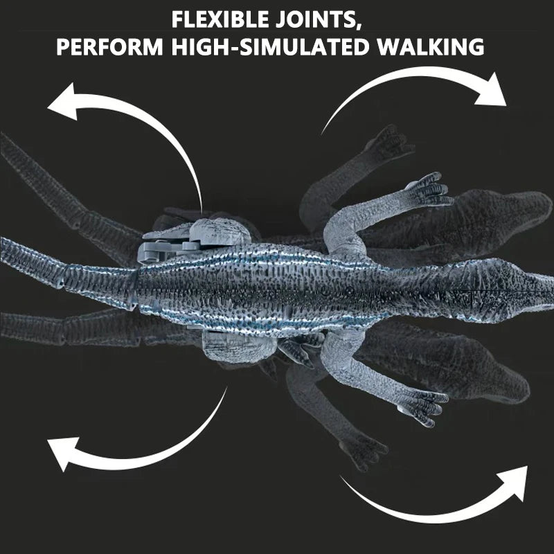 Electric Walking Remote Controlled Spray Dinosaur, FLEXIBLE JOINTS, HIGH-SIMULATED WALKING
