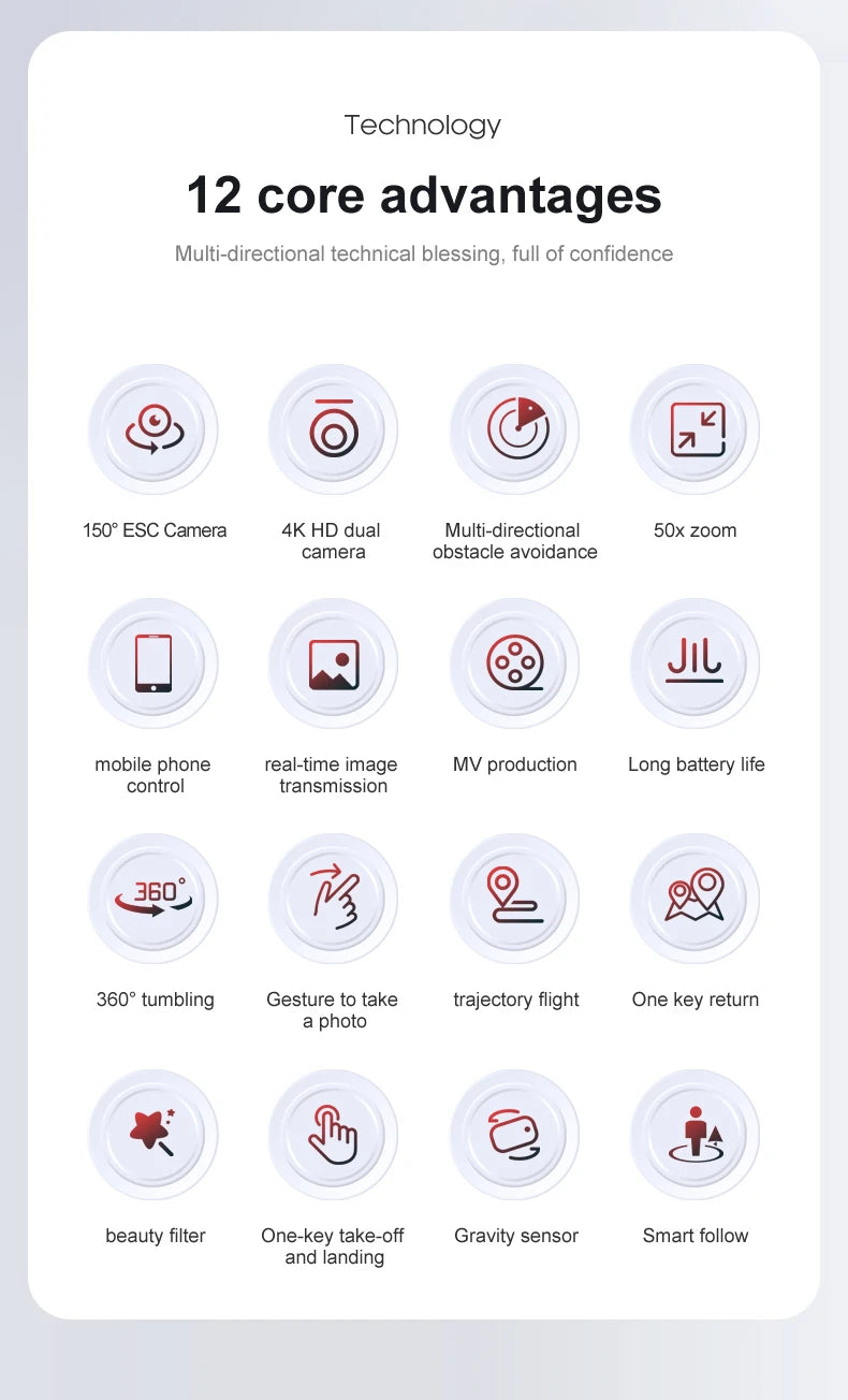 KBDFA Z908 Pro Drone - 4K HD Professional ESC Camera Drones Optical Flow Positioning 2.4G Wifi Obstacle Avoidance Dron Toy Gift 31 KBDFA Z908 Pro Drone, esc camera 4k hd dual multi-directional 50x