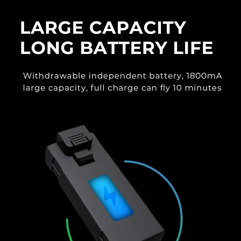 E66 Drone - Professional HD Camera, LARGE CAPACITY LONG BATTERY LIFE Withdrawable independent battery