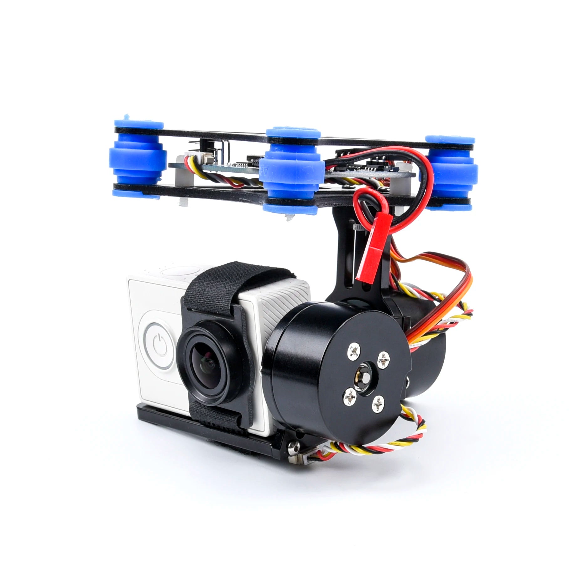 2-AXIS 2 Axis Brushless Gimbal - / 2805 80KV Motor / BGC Controller Board Black for WK QR X350 SJ4000 Gopro3 4 Gopro Hero 12 2-AXIS 2 Axis Brushless Gimbal, 5.The power of the gimbal should be supplied seperately before connecting