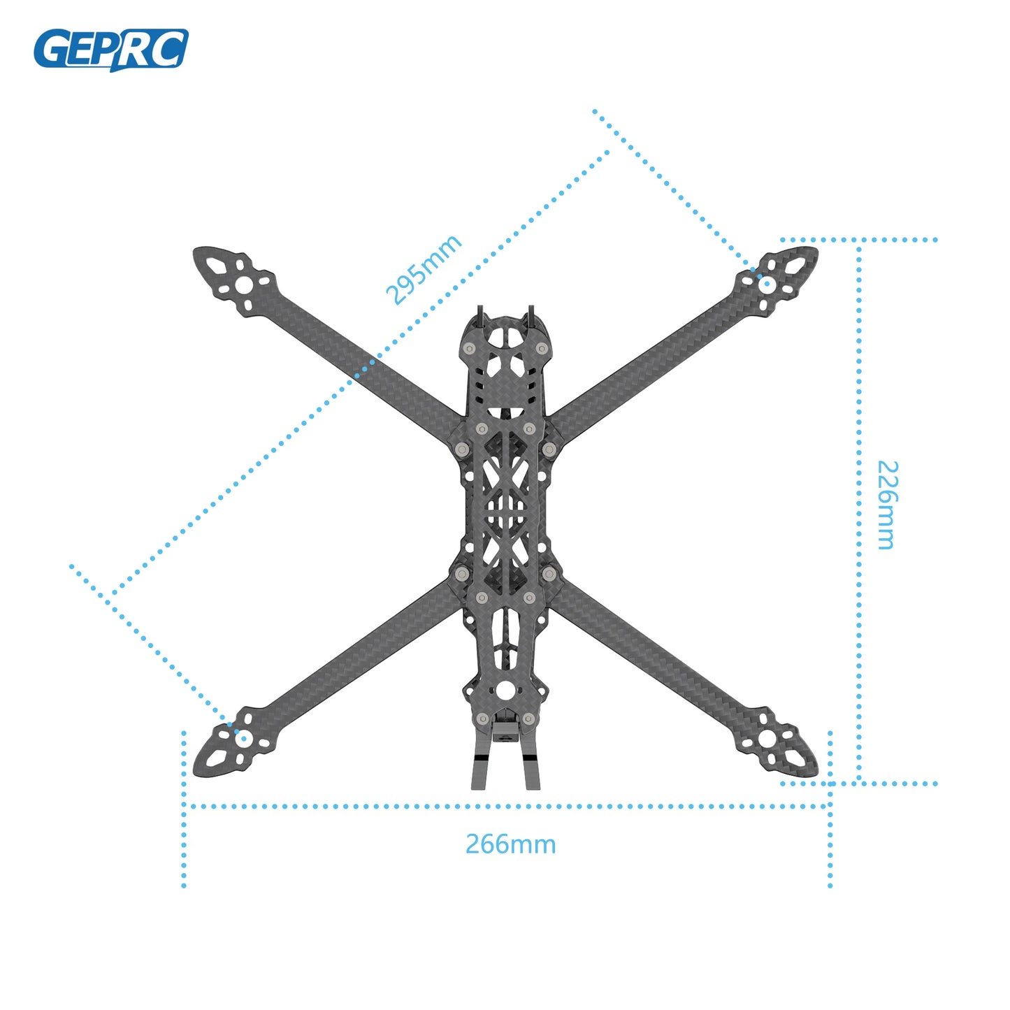 GEPRC GEP-Mark4-7 Frame - 7Inch Parts Propeller Accessory Base Quadcopter FPV Freestyle RC Racing Drone Long Haul Flight