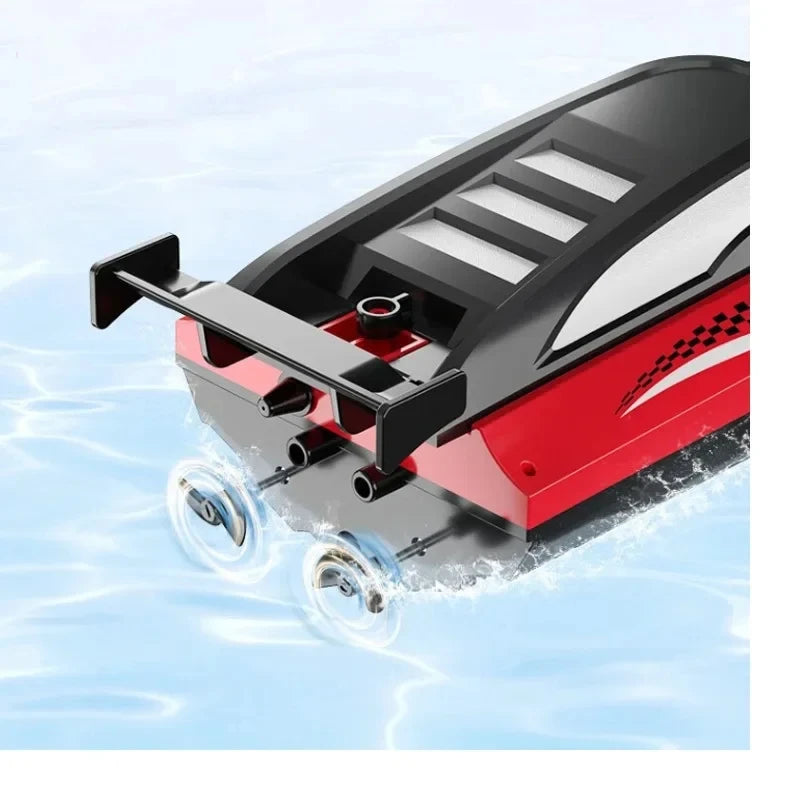 Gowinbaby RC Boat 2.4GHz Dual‑Motor Waterproof Speedboat, 20 KM/H, 33CM, 50M Control Distance