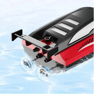 Gowinbaby RC Boat 2.4GHz Dual‑Motor Waterproof Speedboat, 20 KM/H, 33CM, 50M Control Distance