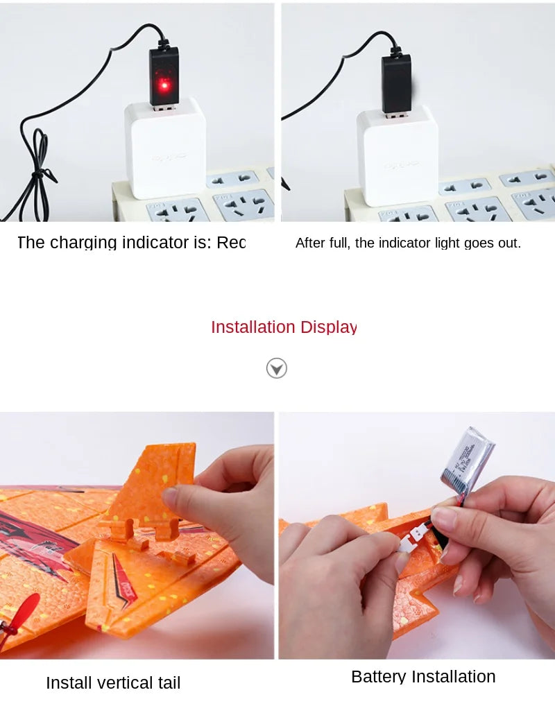 The charging indicator is: Rec After full, the indicator light goes out. Installation Display Install vertical