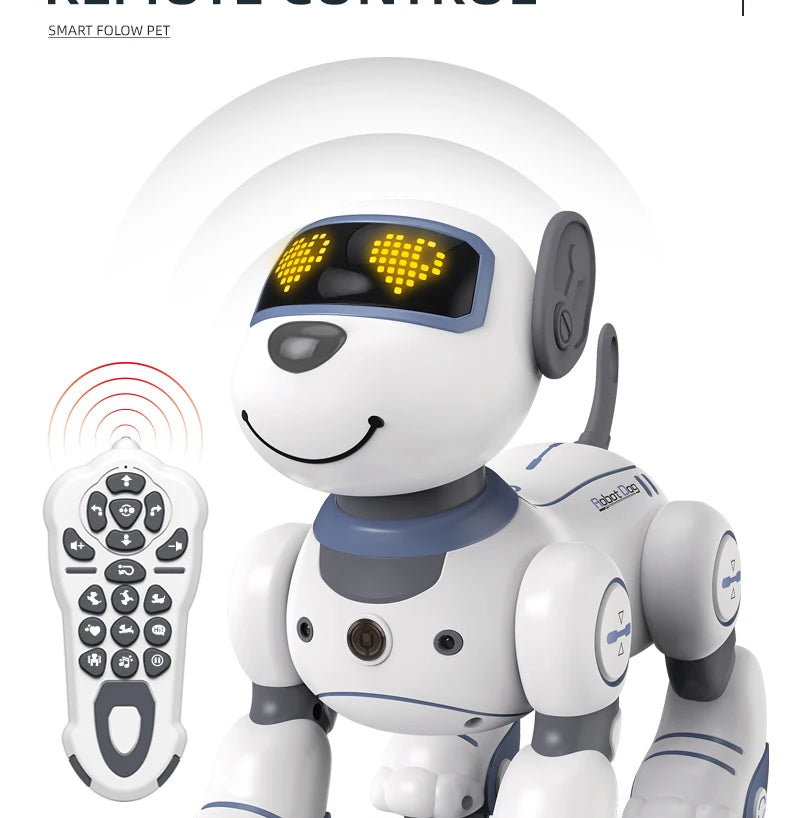 Funny RC Robot Electronic Dog Stunt Dog - Voice Command Programmable Touch-s