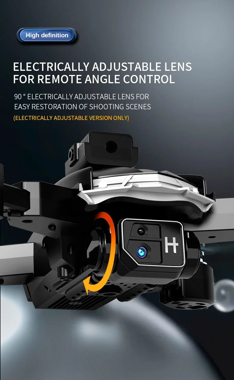 109L Drone, high definition electrically adjustable lens for remote angle control . easy restoration