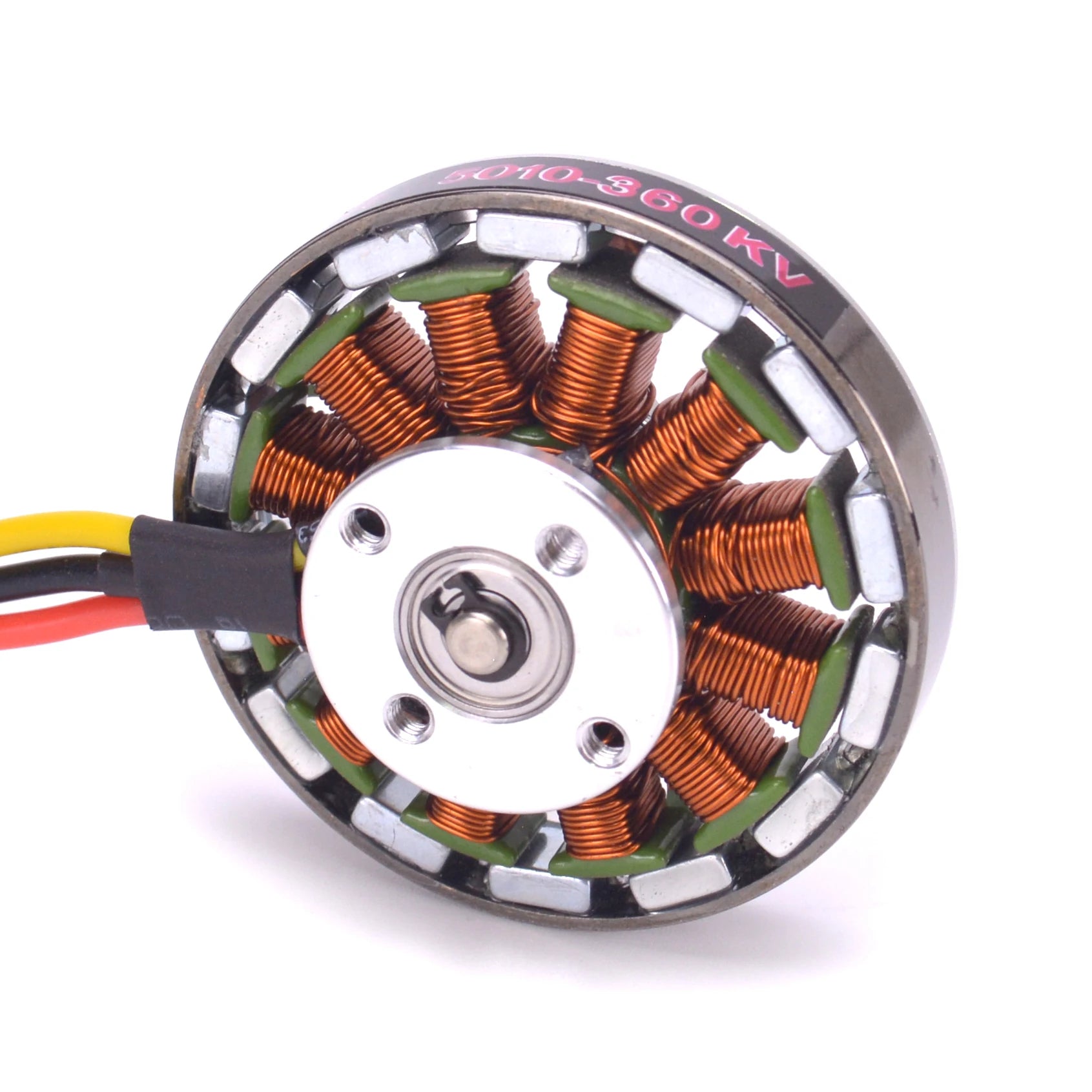 5010 360KV / 750KV High Torque Brushless Motors For ZD850 ZD550 ZD680 S550 MultiCopter / QuadCopter / Multi-axis Aircraft 20 7.High temperature adhesives are used to secure the stator windings .