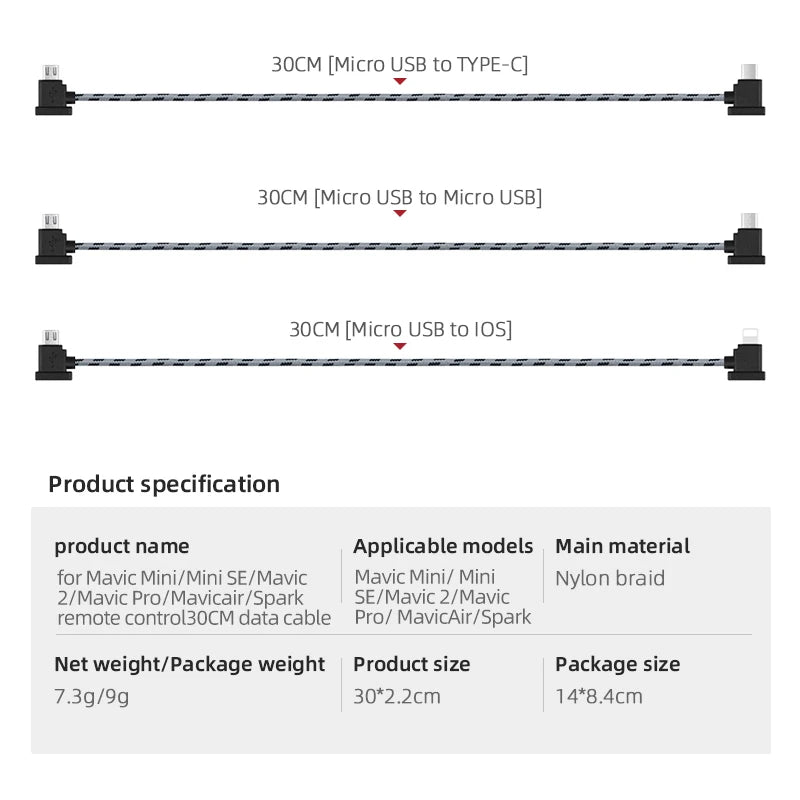 3OCM Micro USB to TYPE-C Product name Applic