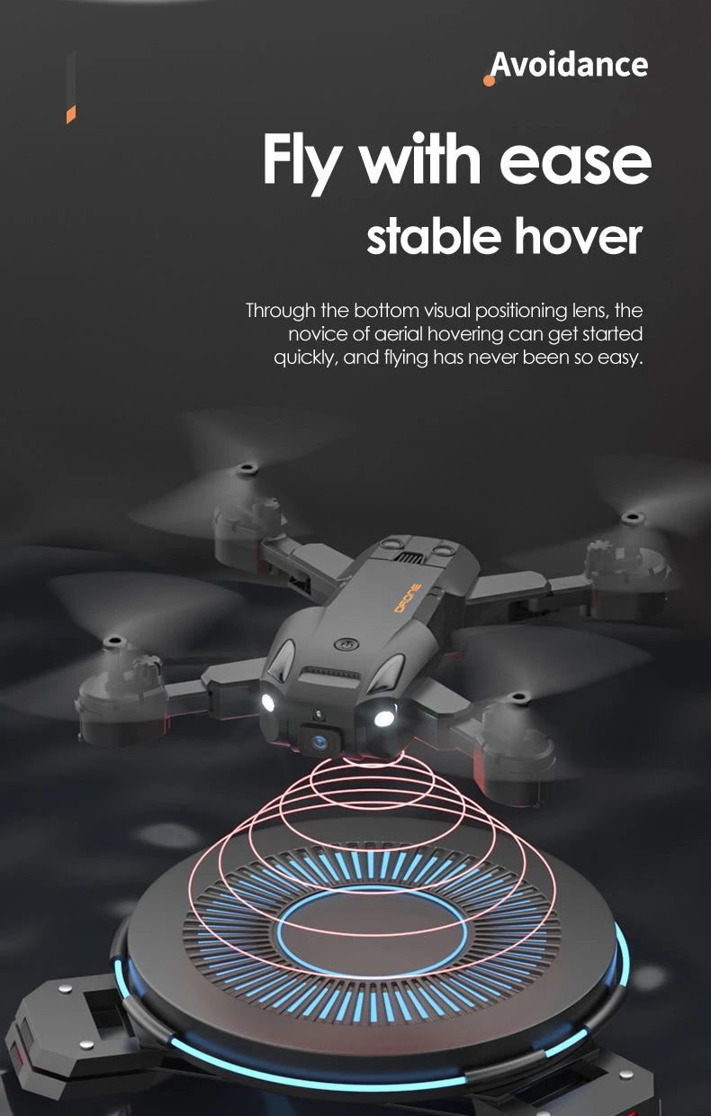 Dron 5G GPS Drone, avoidance fly with ease stable hover through the bottom visual positioning lens 