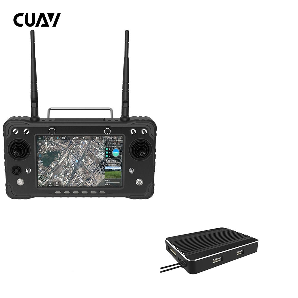 CUAV Black H16 HD 10km Video Transmission Telemetry - Agriculture Spraying HDMI RC Drone Parts Mapping Remote Controller