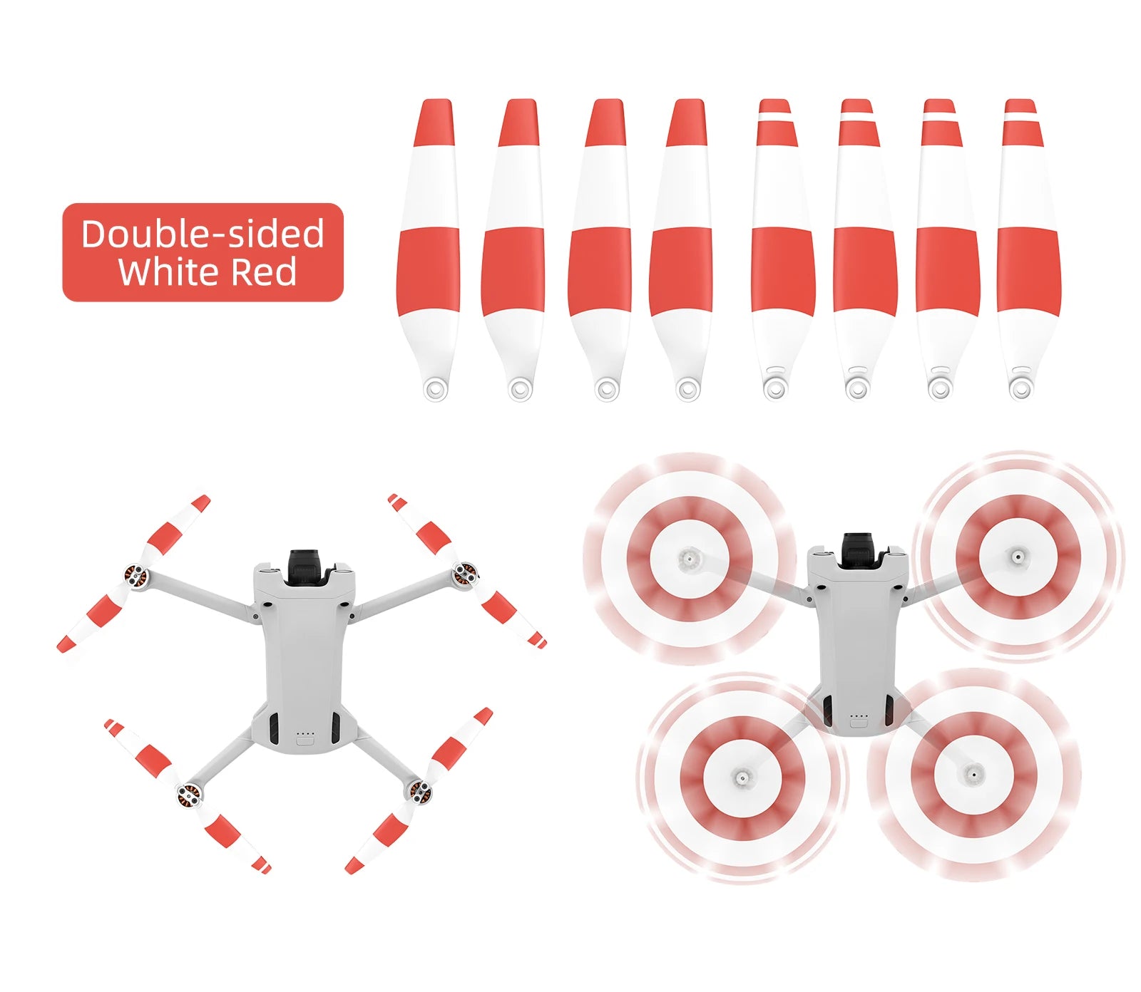 Sunnylife Propellers for DJI Mini 3 Pro MINI 4 PRO drone - Prop Accessories Less Lower Noise Reduction Quick Release Propeller 17 Sunnylife Propellers for DJI Mini 3 pro/mini 4 pro Drone 6030