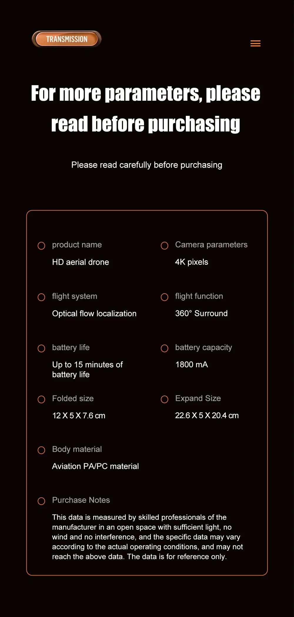 JINHENG LS-XT9 Drone, data is measured by skilled professionals of the manufacturer in an open space with