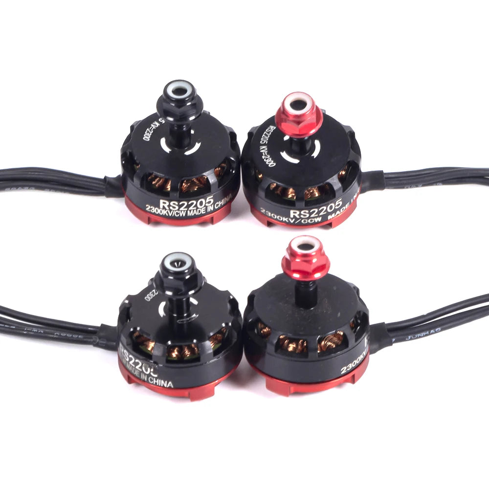 RS2205 2205 2300KV CW CCW Brushless Motor for FPV RC QAV250 X210 Racing Drone Multicopter 26 Cells: 3 - 4S Length:31.7mm Shaft: M