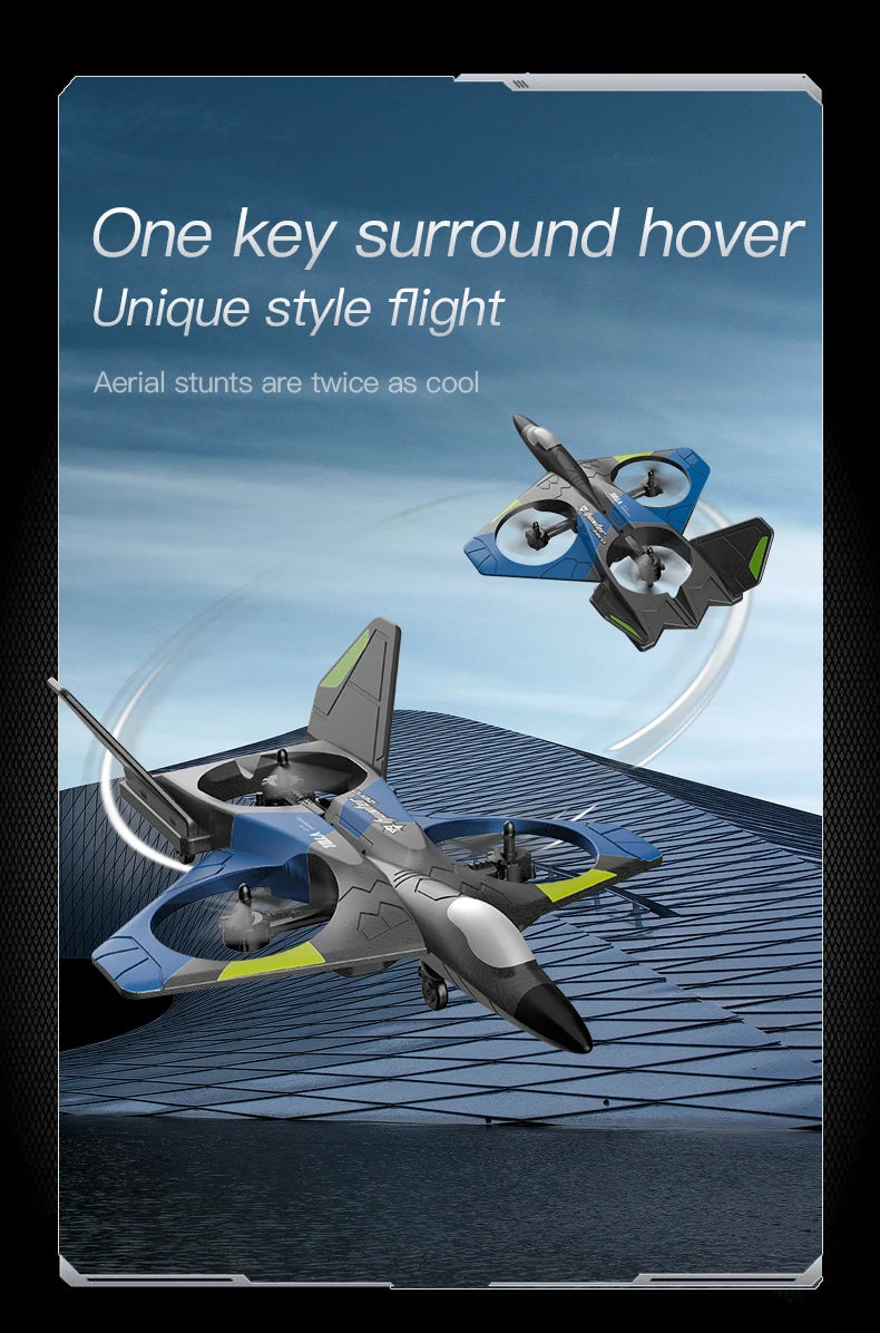 V27 Rc Foam Plane, one key surround hover Unique style flight Aerial stunts are twice as