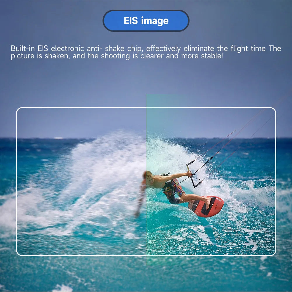 RG106 /RG106 Pro Drone - Camera 4K HD GPS Profesional Obstacle avoidance With 3Axis Brushless 8K HD RC Helicopter 5G WiFi Fpv Quadcopter Professional Camera Drone 39 RG106 /RG106 Pro Drone, EIS image Built-in EIS electronic anti- shake chip; effectively eliminate the flight time