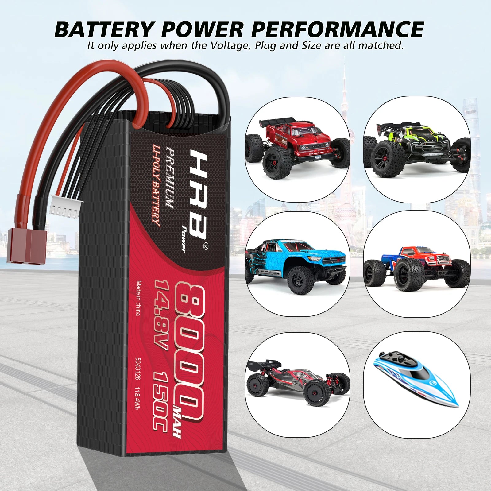 2PCS HRB RC Lipo 3S 4S 6S Battery, don't put it beside the high temperature condition