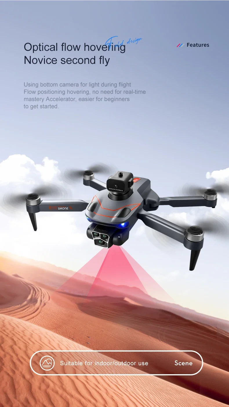 S115 Drone, desigv optical flow hovering features novice second fly using bottom camera