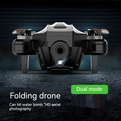 Water Bomb Drone - Optical Flow Aerial Photography Of Four Axis Aircraft Water Bomb Interactive Folding Remote Control  Christmas Gift