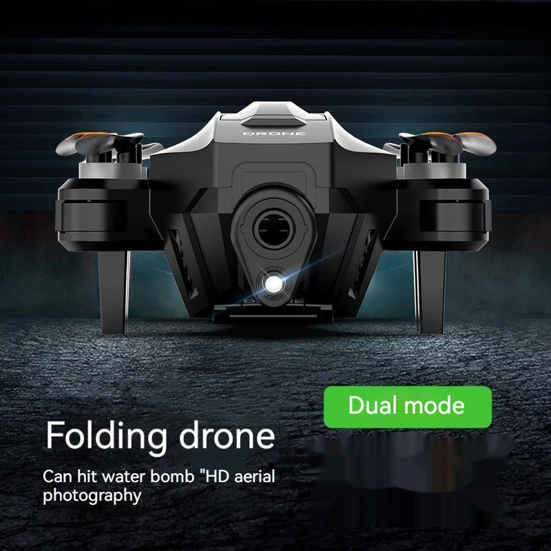 Water Bomb Drone, Dual mode Folding drone Can hit water bomb "HD aerial