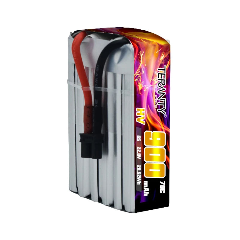 Teranty 6S HV 22.8V 900mAh  70C/140C Lipo Battery, Teranty 6S HV 900mAh LiPo Battery, 14+ years recommended age, CE certified.