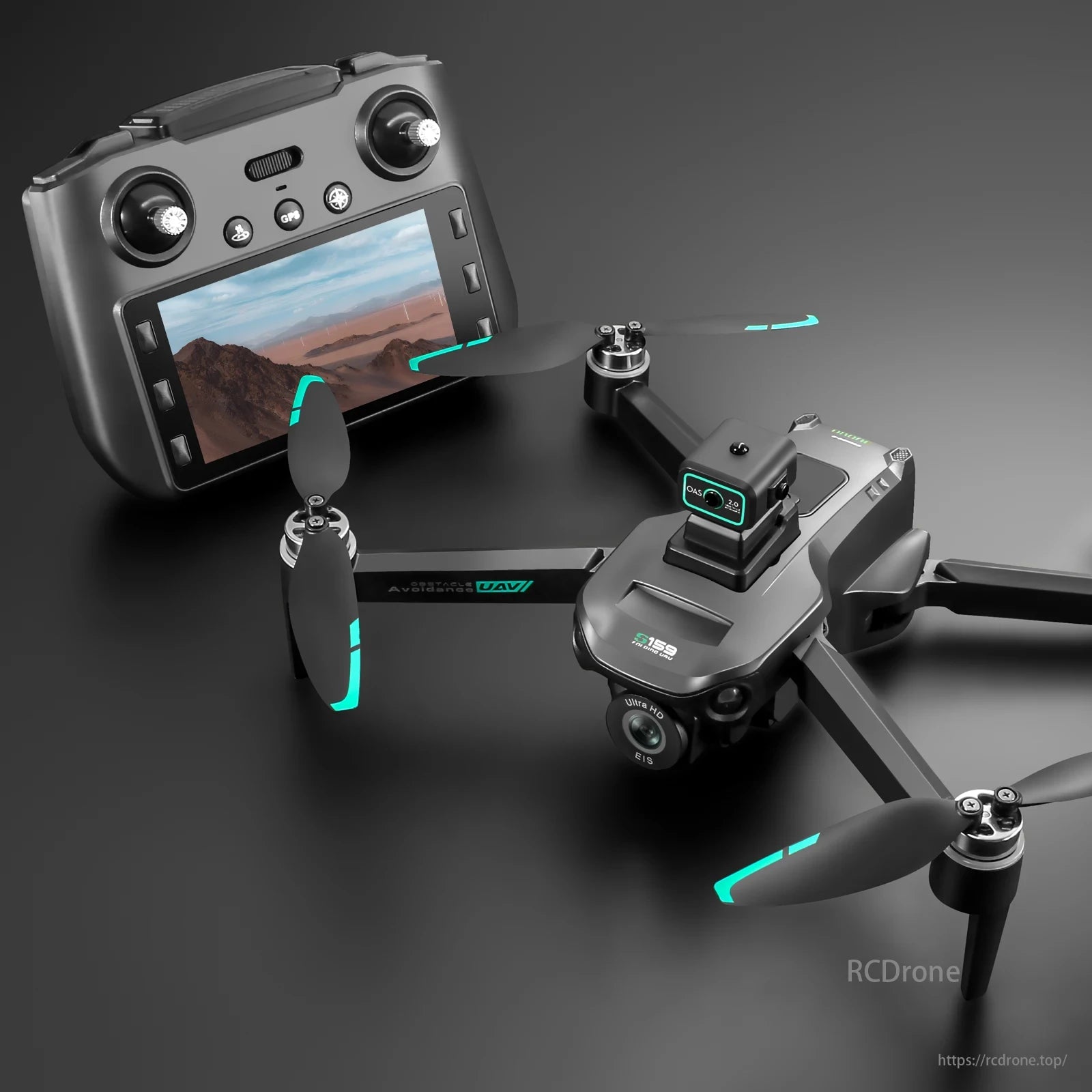 S159 Drone, Drones for aerial photography and videography, featuring 8K camera, 5G WiFi, and remote controller.