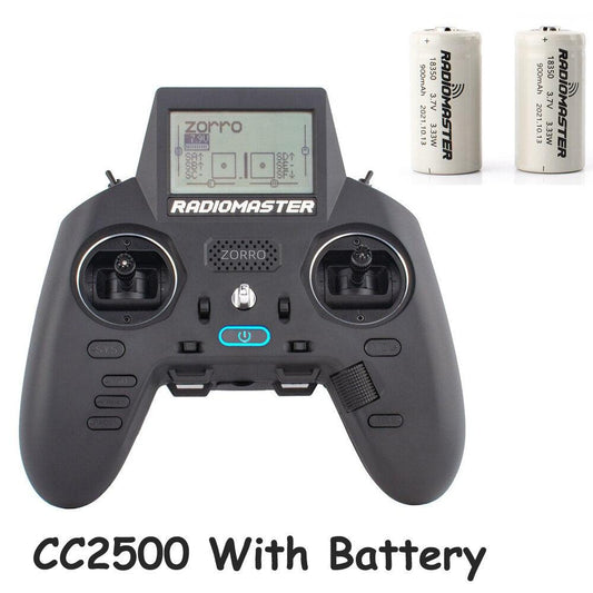 New RadioMaster ZORRO CC2500 JP4IN1 Airplane Remote Control with High Frequency Hall Handle Remote Control - RCDrone
