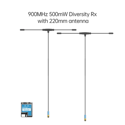 iFlight ExpressLRS ELRS Diversity Receiver, Diversity receiver for FPV, supporting 900 MHz and 2.4 GHz frequencies.