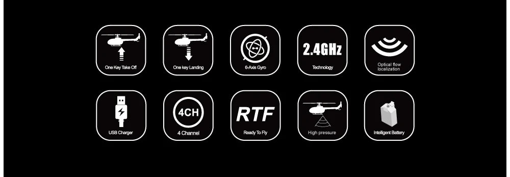 Eachine E120 RC Helicopter, 2.4GHz Colical Iox Dlurea CII Onbkr